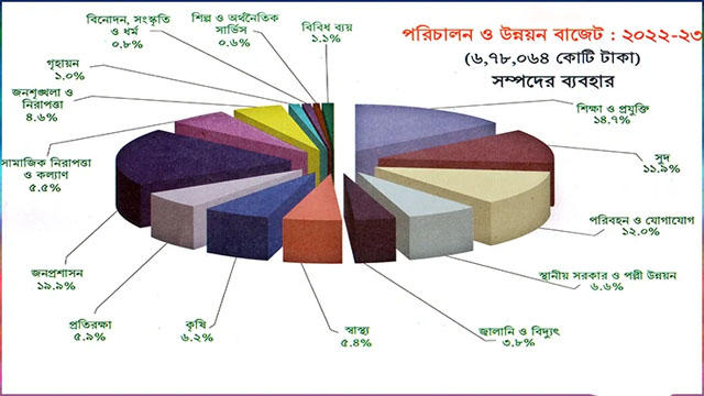 খাতভিত্তিক সম্পদ বিভাজন। ছবি: সংগৃহীত