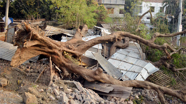 অল্পের জন্য রক্ষাপেল বৃদ্ধা মা