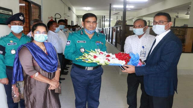 মহানগর পুলিশ কমিশনারের সিটিএসবি পরিদর্শন 