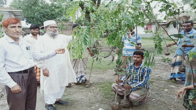 ‘গাছে গাছে গড়বো দেশ, আমার সোনার বাংলাদেশ’-এ স্লোগানকে সামনে রেখে  বৃক্ষরোপণ কর্মসূচি পালন।