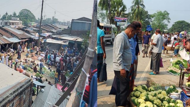 হাটে গোডাউন মহাসড়কে হাট